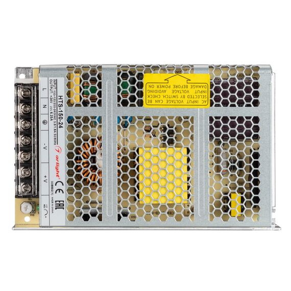 Arlight 008892(1) Блок питания HTS-150-24 (24V, 6,2A, 150W) (Arlight, IP20 Сетка, 3 года) 008892(1), изображение 4