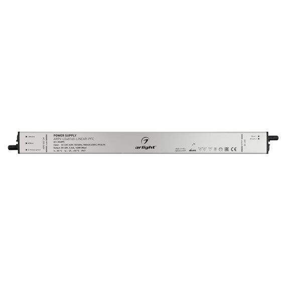 Arlight 034895 Блок питания ARPV-LG48160-LINEAR-PFC (48V, 3,34A, 160W) (Arlight, IP67 Металл, 5 лет) 034895, изображение 4