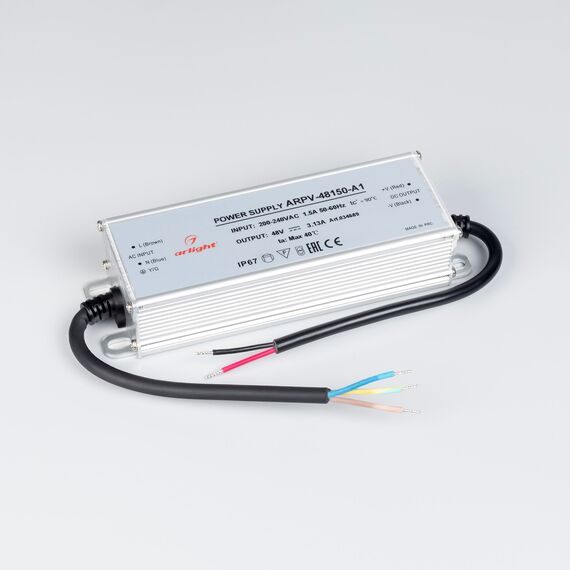 Arlight 034689 Блок питания ARPV-48150-A1 (48V, 3,13А, 150W) (Arlight, IP67 Металл, 3 года) 034689, изображение 4