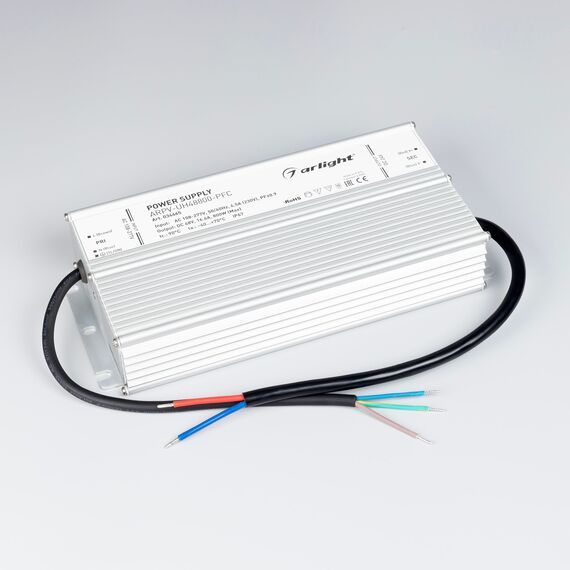 Arlight 034465 Блок питания ARPV-UH48800-PFC (48V, 16,6A, 800W) (Arlight, IP67 Металл, 7 лет) 034465, изображение 4