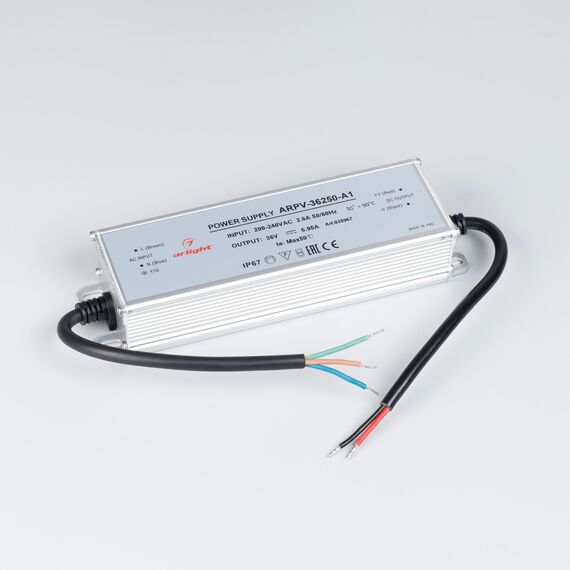 Arlight 035967 Блок питания ARPV-36250-A1 (36V, 6,95A, 250W) (Arlight, IP67 Металл, 3 года) 035967, изображение 3