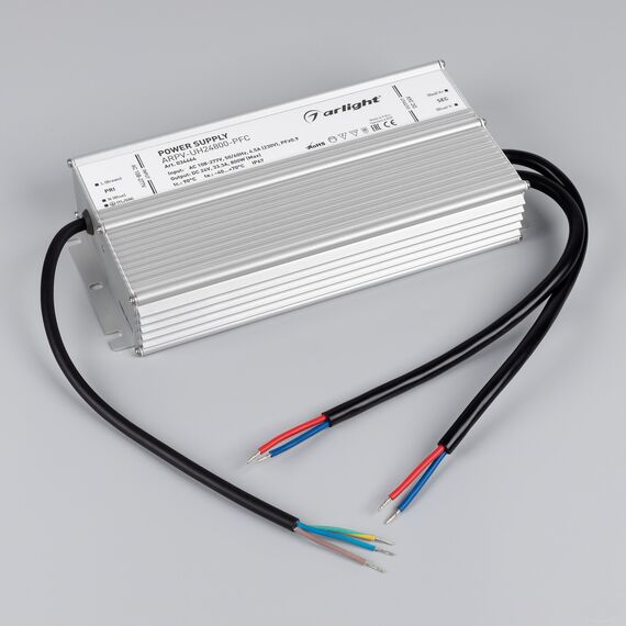 Arlight 034464 Блок питания ARPV-UH24800-PFC (24V, 33,3A, 800W) (Arlight, IP67 Металл, 7 лет) 034464, изображение 4