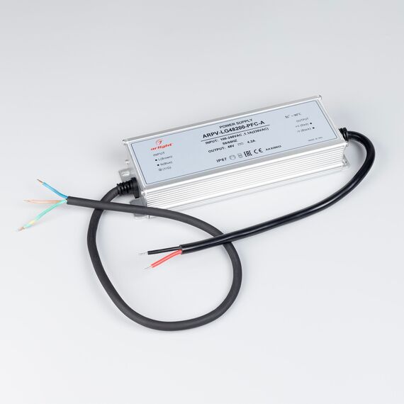 Arlight 030033 Блок питания ARPV-LG48200-PFC-A (48V, 4,2A, 200W) (Arlight, IP67 Металл, 5 лет) 030033, изображение 4