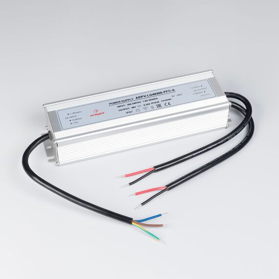 Arlight 045484 Блок питания ARPV-LG48400-PFC-A (48V, 8,3A, 400W) (Arlight, IP67 Металл, 5 лет) 045484, изображение 3