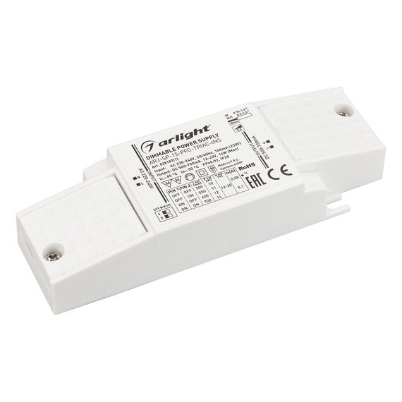 Arlight 028187(1) Блок питания ARJ-SP-15-PFC-TRIAC-INS (14W, 12-20V, 0,5-0,7A) (Arlight, IP20 Пластик, 5 лет) 028187(1)