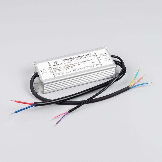 Arlight 025746(2) Блок питания ARPV-UH12150-PFC-DALI2-PH (12V, 12,5A, 150W) (Arlight, IP67 Металл, 7 лет) 025746(2), изображение 3