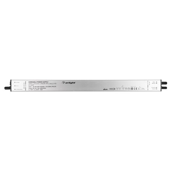 Arlight 033539 Блок питания ARPV-LG24240-LINEAR-PFC-DALI2-PD (24V, 10A, 240W) (Arlight, IP67 Металл, 5 лет) 033539, изображение 4