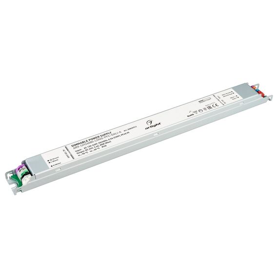 Arlight 028357(1) Блок питания ARV-UH24080-LONG-PFC-DALI-A (24V, 3,4A, 80W) (Arlight, IP20 Металл, 7 лет) 028357(1)