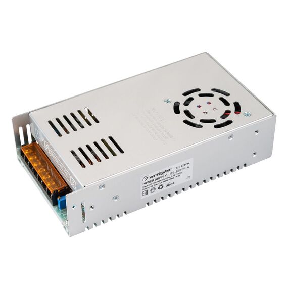 Arlight 025994 Блок питания JTS-360-24-A (0-24V, 15A, 360W) (Arlight, IP20 Сетка, 2 года) 025994
