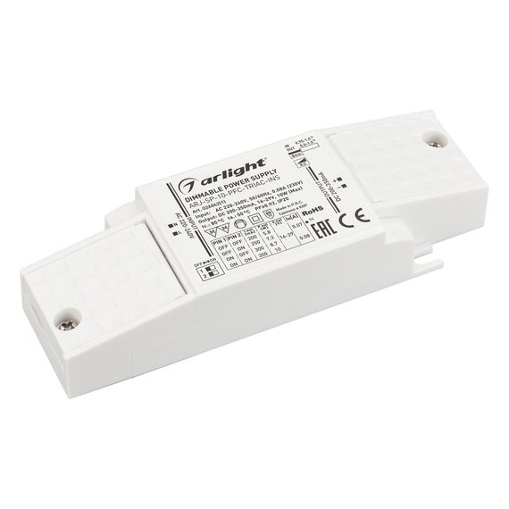 Arlight 026042(1) Блок питания ARJ-SP-10-PFC-TRIAC-INS (10W, 16-29V, 0,2-0,35A) (Arlight, IP20 Пластик, 5 лет) 026042(1)