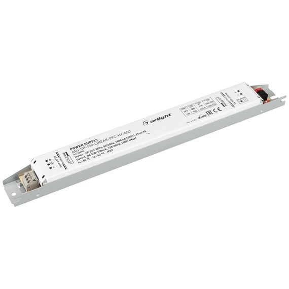 Arlight 032902 Блок питания ARJ-SP-150-LINEAR-PFC-HV-ADJ (150W, 500-700mA) (Arlight, IP20 Металл, 5 лет) 032902
