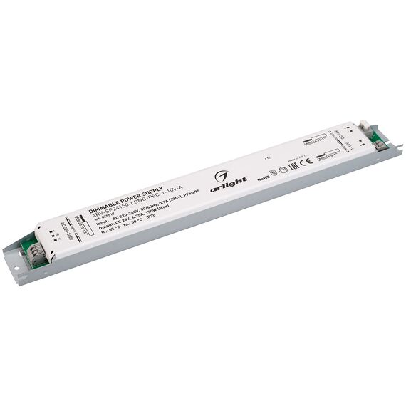 Arlight 025517 Блок питания ARV-SP24150-LONG-PFC-1-10V-A (24V, 6,25A, 150W) (Arlight, IP20 Металл, 5 лет) 025517, изображение 2