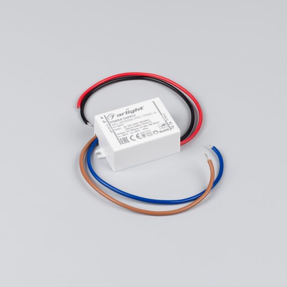 Arlight 028277 Блок питания ARJ-KE30300-PFC-TRIAC-A (9W, 300mA) (Arlight, IP44 Пластик, 5 лет) 028277, изображение 4