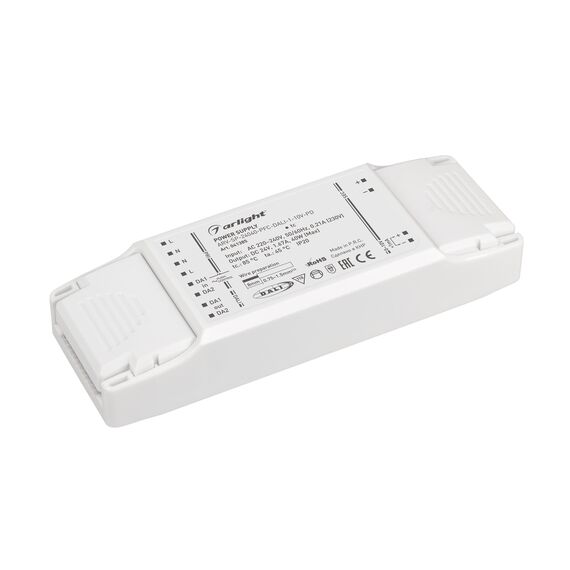 Arlight 041385 Блок питания ARV-SP-24040-PFC-DALI-1-10V-PD (24V, 1,67A, 40W) (Arlight, IP20 Пластик, 5 лет) 041385