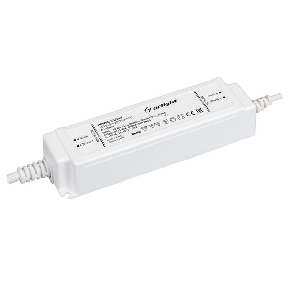 Arlight 038620 Блок питания ARPJ-SP-231750-PFC (40W, 15-23V, 1,75A) (Arlight, IP67 Пластик, 5 лет) 038620, изображение 2