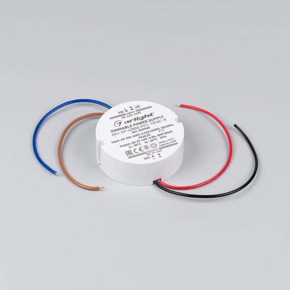 Arlight 040968 Блок питания ARJ-SP-42800-PFC-TRIAC-R (36W, 27-42V, 800mA) (Arlight, IP44 Пластик, 5 лет) 040968, изображение 4