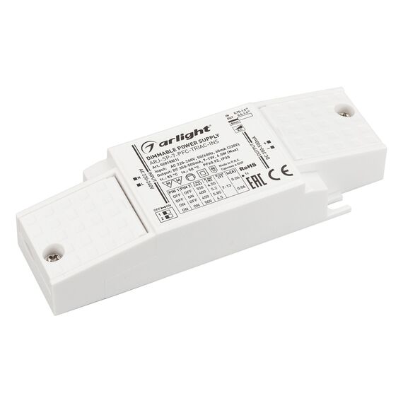 Arlight 028188(1) Блок питания ARJ-SP-7-PFC-TRIAC-INS (7W, 7-13V, 0,35-0,5A) (Arlight, IP20 Пластик, 5 лет) 028188(1)