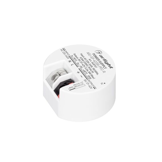 Arlight 048767 Блок питания ARJ-SP-40200-PFC-R (8W, 24-40V, 200mA) (Arlight, IP20 Пластик, 5 лет) 048767
