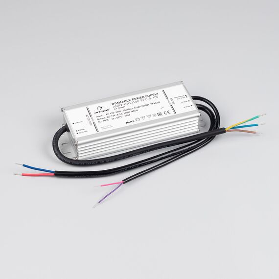 Arlight 028454 Блок питания ARPV-UH12100-PFC-0-10V (12V, 8,3A, 100W) (Arlight, IP67 Металл, 7 лет) 028454, изображение 4