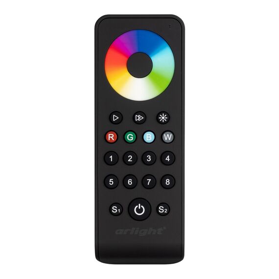 Arlight 031953 Пульт SMART-R43-RGBW Black (8 зон, 2,4G) (Arlight, IP20 Пластик, 5 лет) 031953, изображение 4