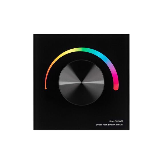 Arlight 033763 Панель SMART-P8-RGB-G-IN Black (12-24V, 3x4A, Rotary, 2,4G) (Arlight, IP20 Пластик, 5 лет) 033763, изображение 4