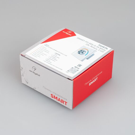 Arlight 033754 Панель SMART-P2-MIX-G-IN White (3V, Rotary, 2,4G) (Arlight, IP20 Пластик, 5 лет) 033754, изображение 8