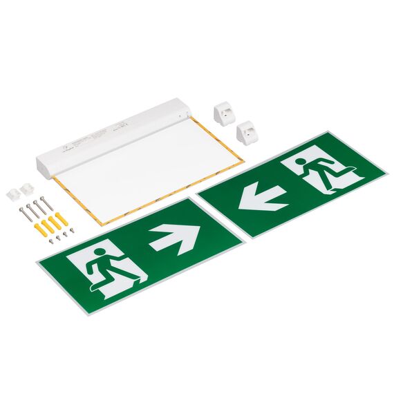 Arlight 045655 Аварийная панель EMG-VECTOR-3h-1,5W (Пикт, Влево/Вправо, IP20) (Arlight, Пластик, 3 года) 045655, изображение 3