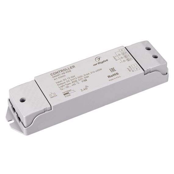 Arlight 023023 Контроллер SMART-K8-RGB (12-24V, 3x6A, 2,4G) (Arlight, IP20 Пластик, 5 лет) 023023, изображение 2