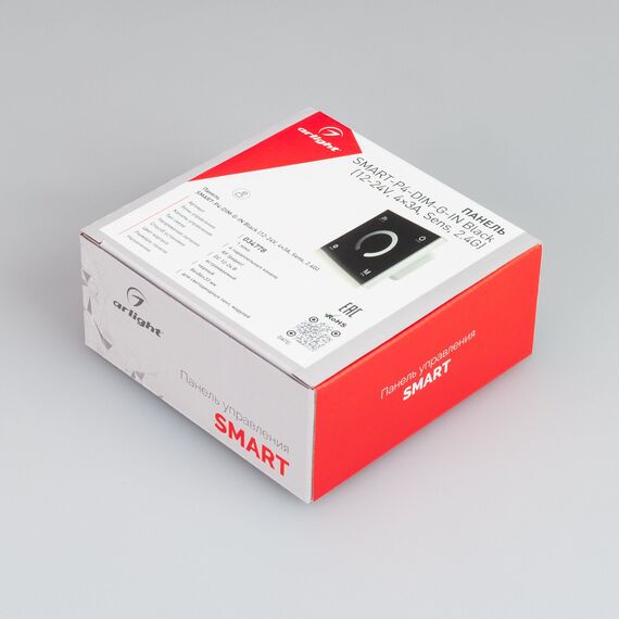 Arlight 034778 Панель SMART-P4-DIM-G-IN Black (12-24V, 4x3A, Sens, 2,4G) (Arlight, IP20 Пластик, 5 лет) 034778, изображение 8