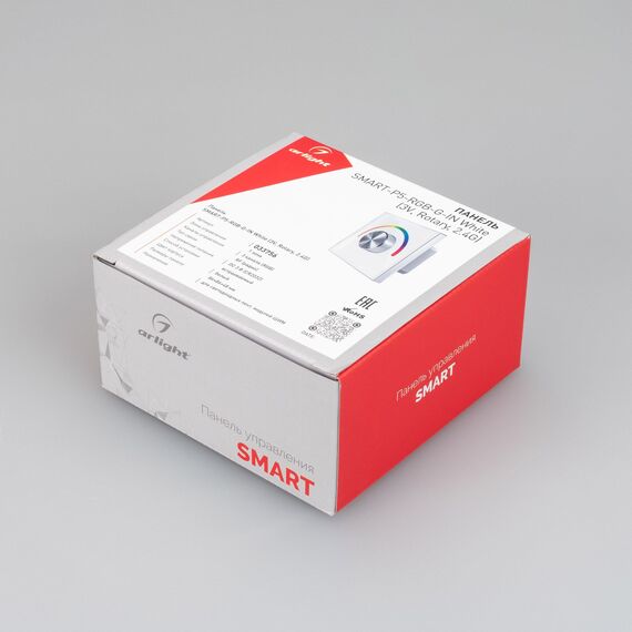 Arlight 033756 Панель SMART-P5-RGB-G-IN White (3V, Rotary, 2,4G) (Arlight, IP20 Пластик, 5 лет) 033756, изображение 8