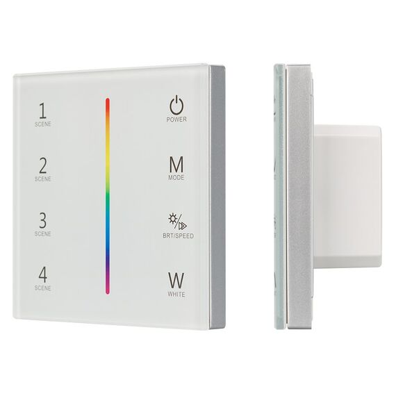 Arlight 025168 Панель Sens SMART-P22-RGBW White (12-24V, 4x3A, 2,4G) (Arlight, IP20 Пластик, 5 лет) 025168