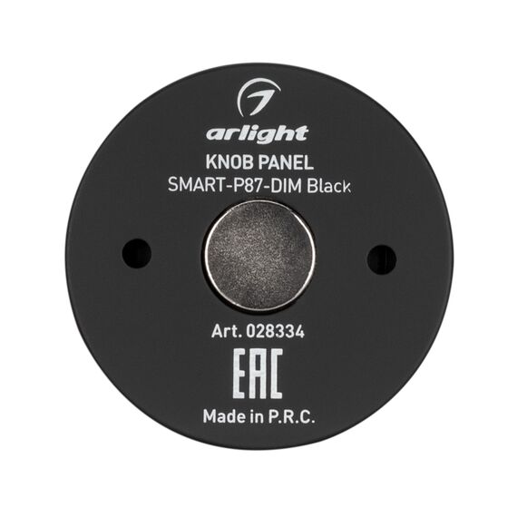Arlight 028334 Панельnob SMART-P87-DIM Black (3V, 1 зона, 2,4G) (Arlight, IP20 Пластик, 5 лет) 028334, изображение 4