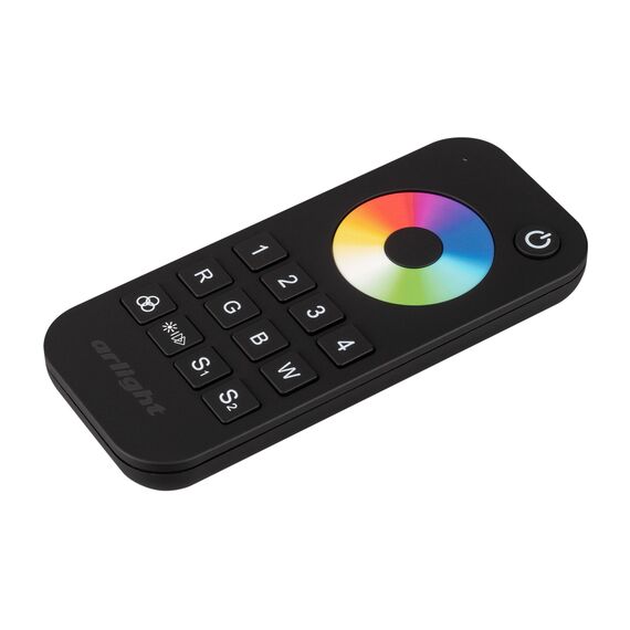 Arlight 023477 Пульт SMART-R26-RGBW Black (4 зоны, 2,4G) (Arlight, IP20 Пластик, 5 лет) 023477