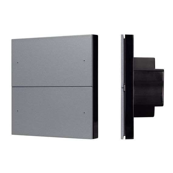 Arlight 039311 INTELLIGENT ARLIGHT Кнопочная панель SMART-DMX512-801-22-4G-4SC-DIM-IN Grey (230V, 2,4G) (IARL, IP20 Пластик, 5 лет) 039311