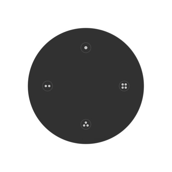 Arlight 046481 INTELLIGENT ARLIGHT Пульт SMART-801-22-4G-4SC-SH Black (3V, Magnet, 2,4G) (IARL, IP20 Пластик, 5 лет) 046481