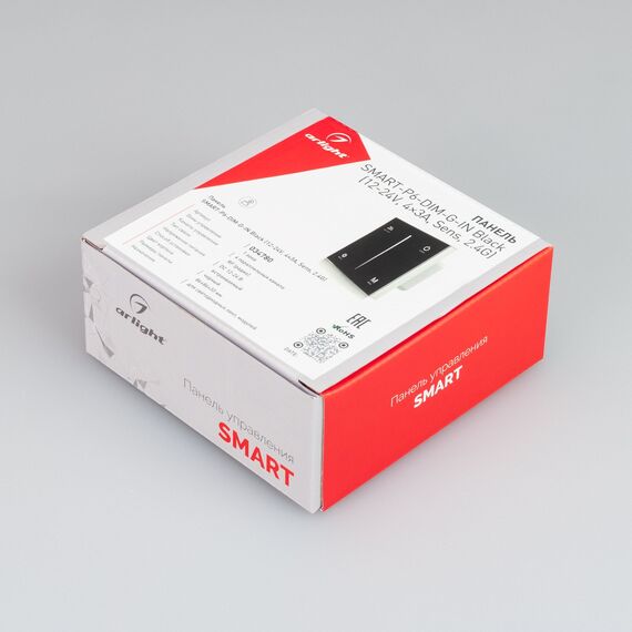 Arlight 034780 Панель SMART-P6-DIM-G-IN Black (12-24V, 4x3A, Sens, 2,4G) (Arlight, IP20 Пластик, 5 лет) 034780, изображение 8