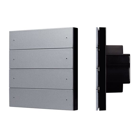Arlight 039315 INTELLIGENT ARLIGHT Кнопочная панель SMART-DMX512-801-22-8G-8SC-DIM-IN Grey (230V, 2,4G) (IARL, IP20 Пластик, 5 лет) 039315, изображение 2