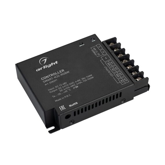 Arlight 028297 Контроллер SMART-K32-RGBW (12-48V, 4x8A, 2,4G) (Arlight, IP20 Металл, 5 лет) 028297, изображение 2