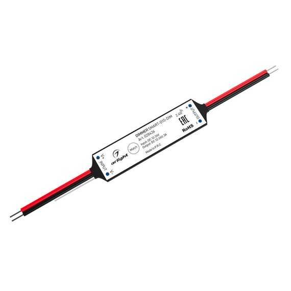 Arlight 028436 Диммер SMART-D15-DIM (12-24V, 1x3A, 2,4G) (Arlight, IP20 Пластик, 5 лет) 028436