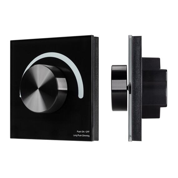 Arlight 027102 Панель Rotary SMART-P28-DIM Black (12-24V, 2,4G) (Arlight, IP20 Пластик, 5 лет) 027102