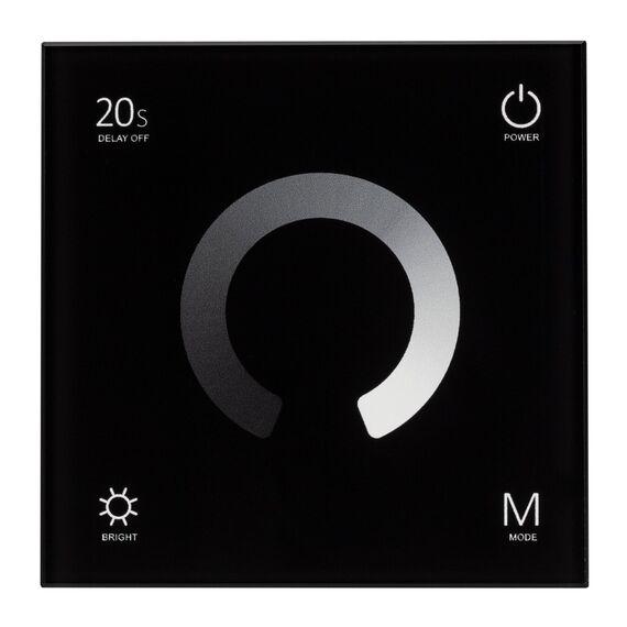 Arlight 034778 Панель SMART-P4-DIM-G-IN Black (12-24V, 4x3A, Sens, 2,4G) (Arlight, IP20 Пластик, 5 лет) 034778, изображение 4