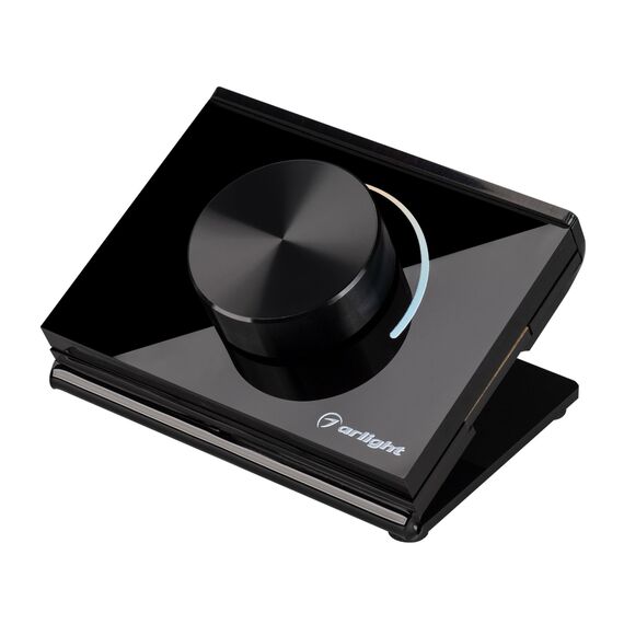 Arlight 034772 Панель SMART-P100-MIX-SUF Black (3V, Rotary, 2,4G) (Arlight, IP20 Пластик, 5 лет) 034772