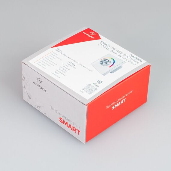 Arlight 033764 Панель SMART-P8-RGB-G-IN White (12-24V, 3x4A, Rotary, 2,4G) (Arlight, IP20 Пластик, 5 лет) 033764, изображение 8