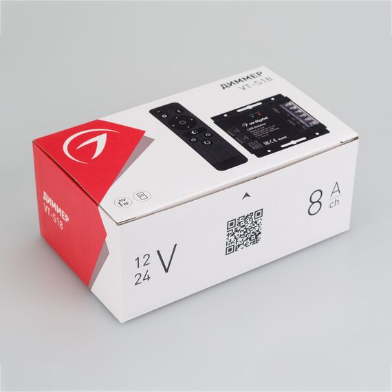 Arlight 023323 Диммер VT-S18-3x8A (12-24V, ПДУ Стик 12кн, RF) (Arlight, IP20 Металл, 3 года) 023323, изображение 8