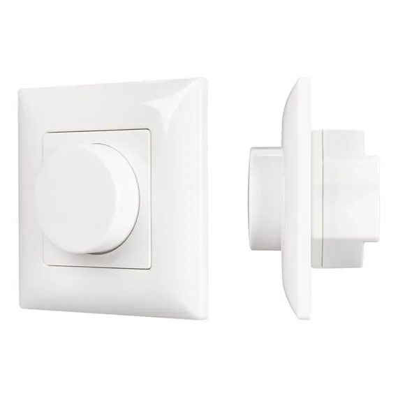 Arlight 033010 Панель SMART-P14-DIM-P-IN White (230V, 1,5A, 0/1-10V, Rotary, 2,4G) (Arlight, IP20 Пластик, 5 лет) 033010, изображение 2