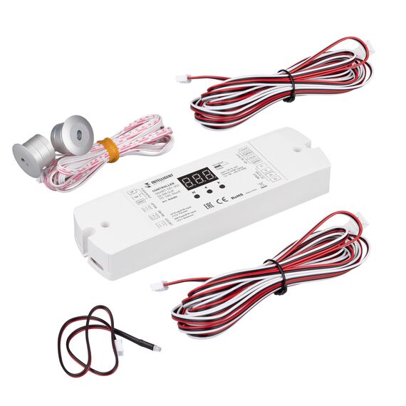 Arlight 046486 INTELLIGENT ARLIGHT Контроллер лестничный SMART-SPI-302-62-SH-SUF (12-24V, Stair) (IARL, IP20 Пластик, 5 лет) 046486