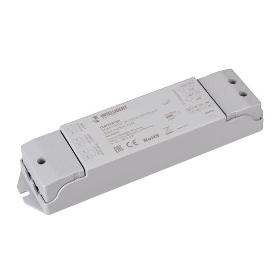 Arlight 038155 INTELLIGENT ARLIGHT Конвертер SMART-0-10V-302-72-SH-DRI-PD-SUF (230V, 2x20mA, 2,4G) (IARL, IP20 Пластик, 5 лет) 038155