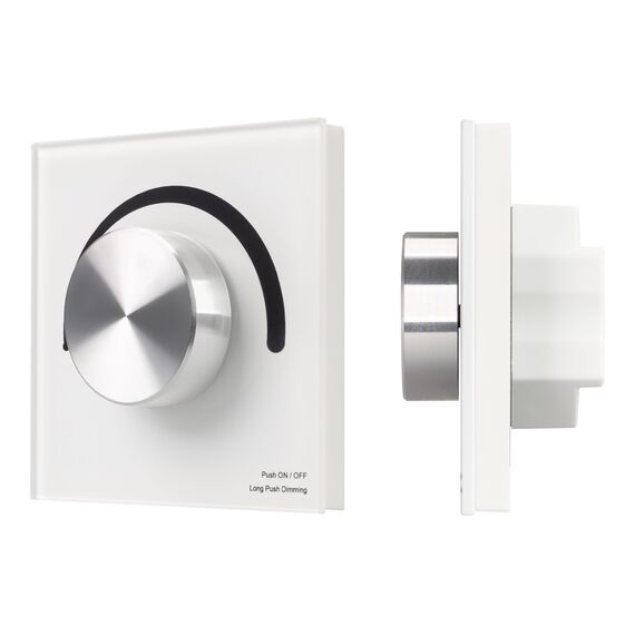 Arlight 036242 INTELLIGENT ARLIGHT Роторная панель SMART-1-10V-301-31-DIM-IN White (24-48V, 2,4G) (IARL, IP20 Пластик, 5 лет) 036242