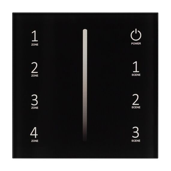 Arlight 028112 Панель SMART-P34-DIM-IN Black (230V, 0-10V, Sens, 2,4G) (Arlight, IP20 Пластик, 5 лет) 028112, изображение 4