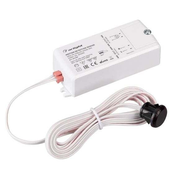 Arlight 041987 ИК-датчик SR2-IN-S98x35-200W-WH (230V, 5A, DOOR) (Arlight, IP20 Пластик, 5 лет) 041987